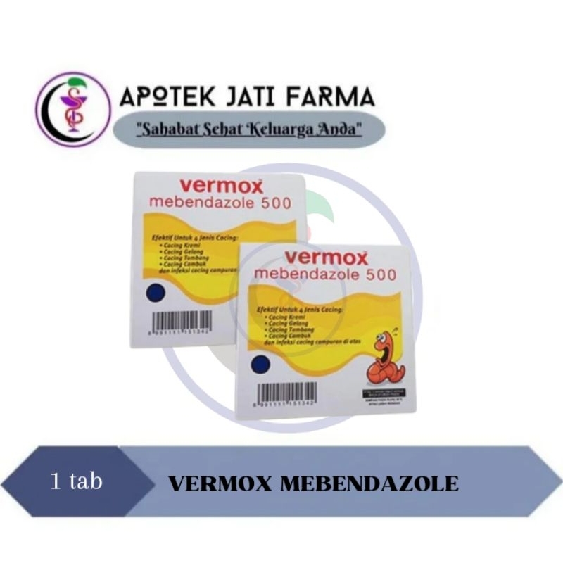 VERMOX MEBENDAZOLE TABLET