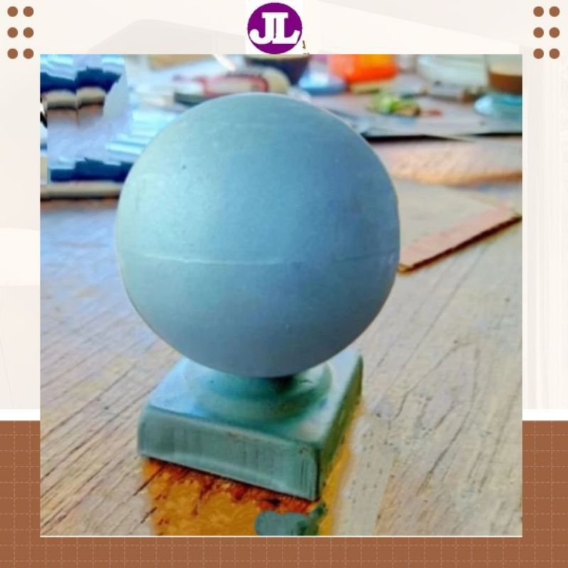 Mahkota Bola Besi Hollow 40 x 40 Aksesoris Pagar Mahkota Bola Besi Hollow 40 x 40 Ornamen Pagar Mahk