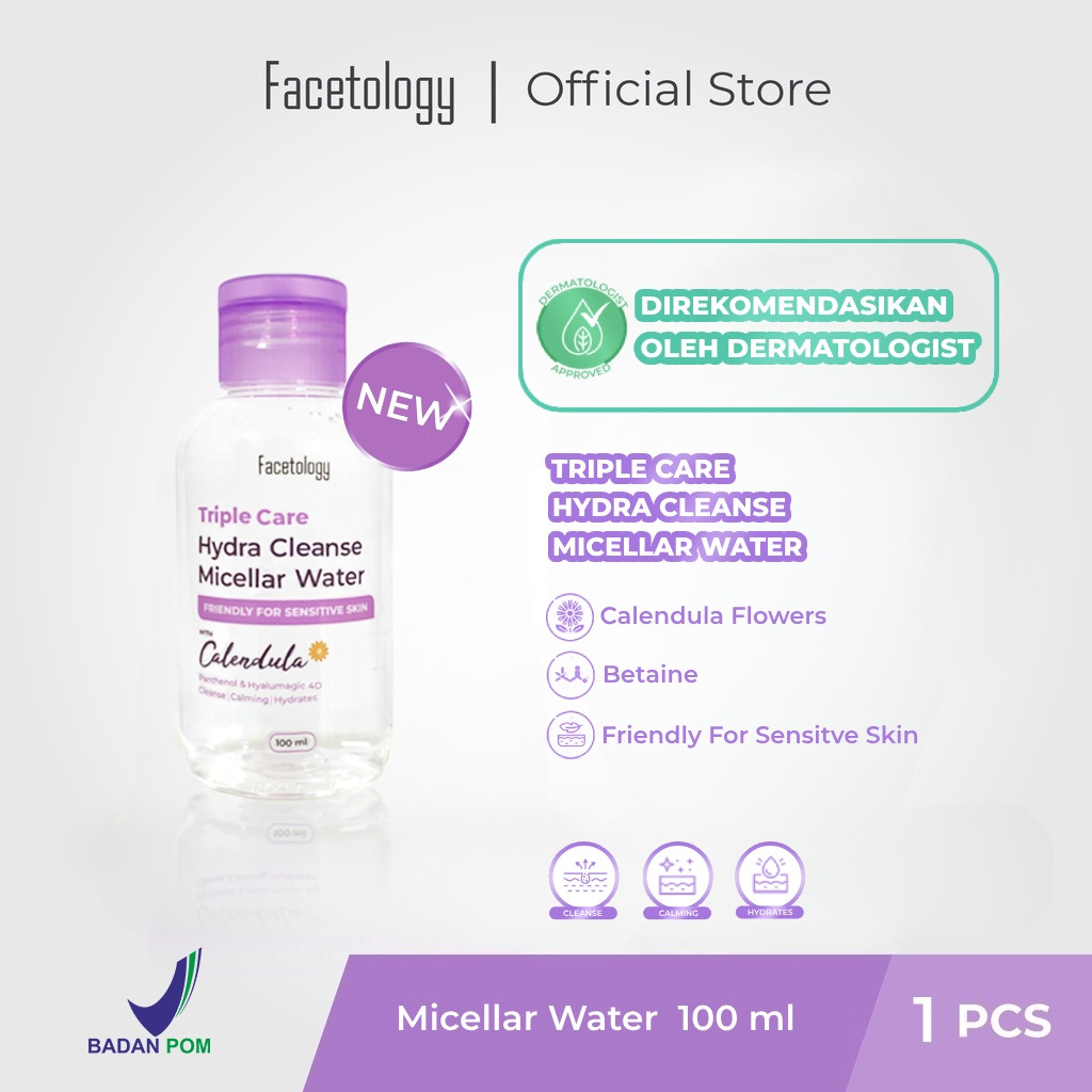 FACETOLOGY Calendula Micellar Water 100 Ml