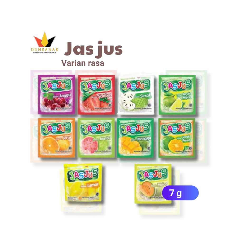 

JasJus Minuman Rasa Buah All Varian [10 sachet]