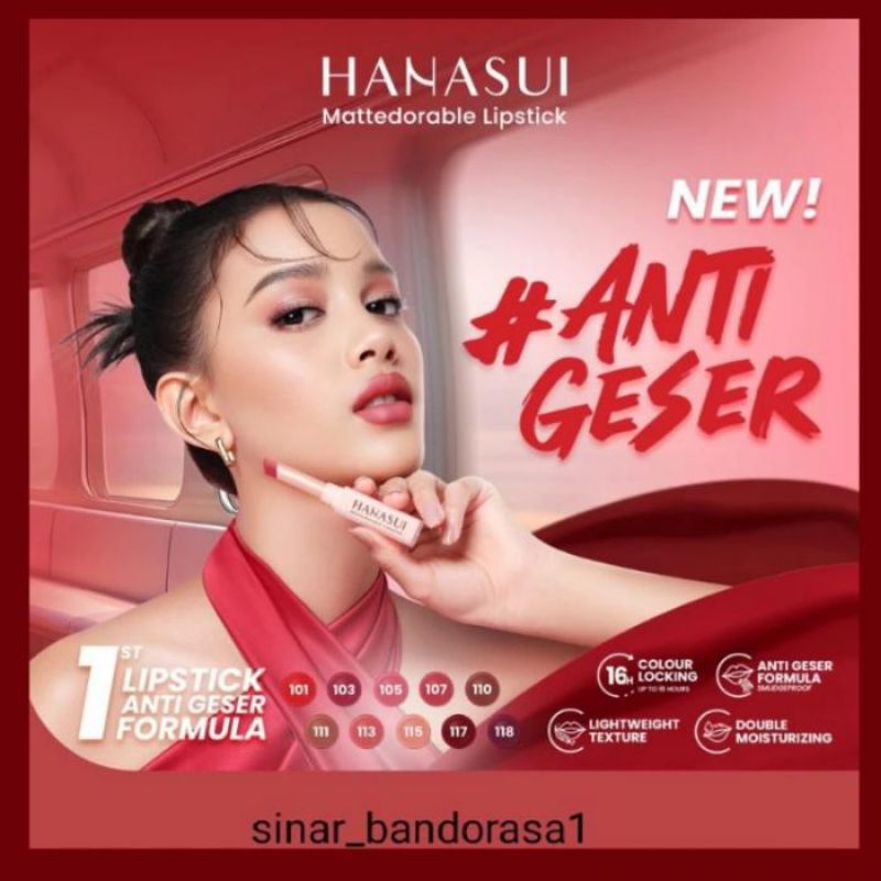 GROSIR - HANASUI - MATTEDORABLE LIPSTIK