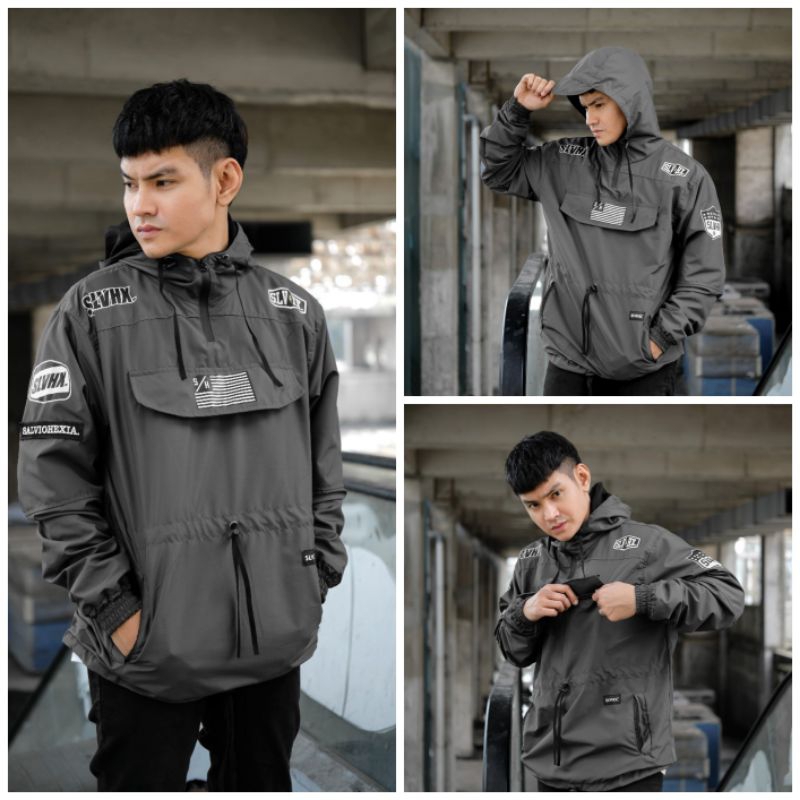 Jaket cagoule pria - jaket cagoule pria original - jaket cagoule parasut - jaket cagoule waterproof 