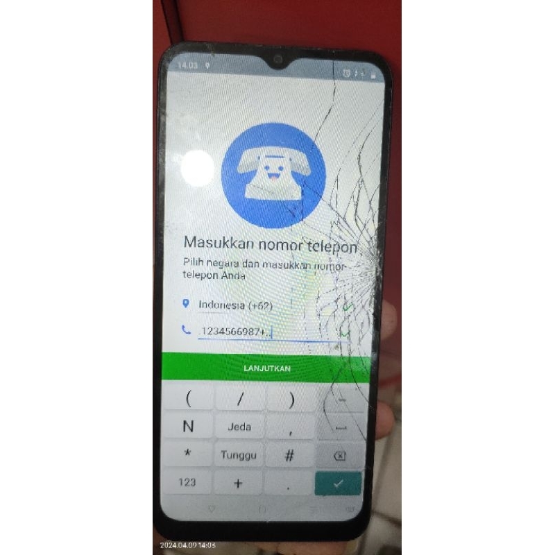 LCD Realme NARZO 50i Preme Ori Copotan .. Minus Kaca Retak