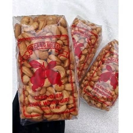 

Kacang Mete Goreng 500 Gram Cashew Nut ½ Kilogram Mede Setengah 1/2 Kg Tanpa Pemanis Tambahan