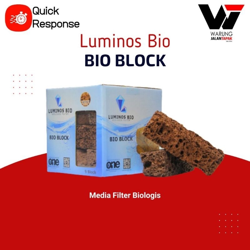 LUMINOS BIO BIO BLOCK Media Filter Biologis Akuarium