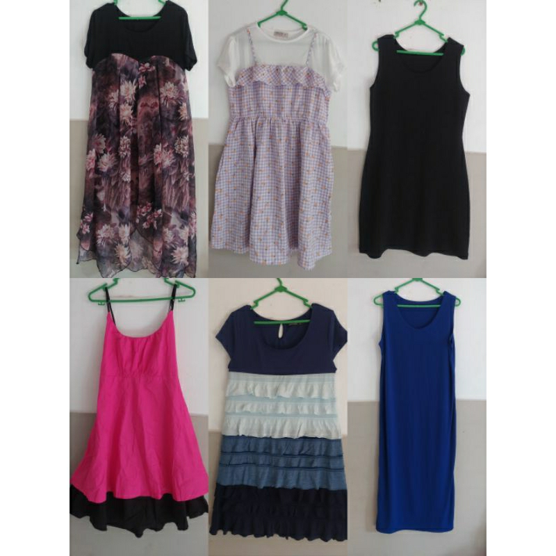 dress wanita cantik dress korea style dress umpak-umpak|ol|dress bunga vintage|long dress|dress moti