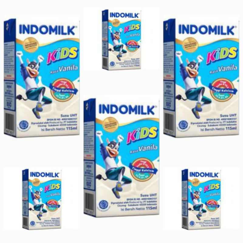 

Indomilk Susu UHT Anak Rasa Vanila 115 Ml