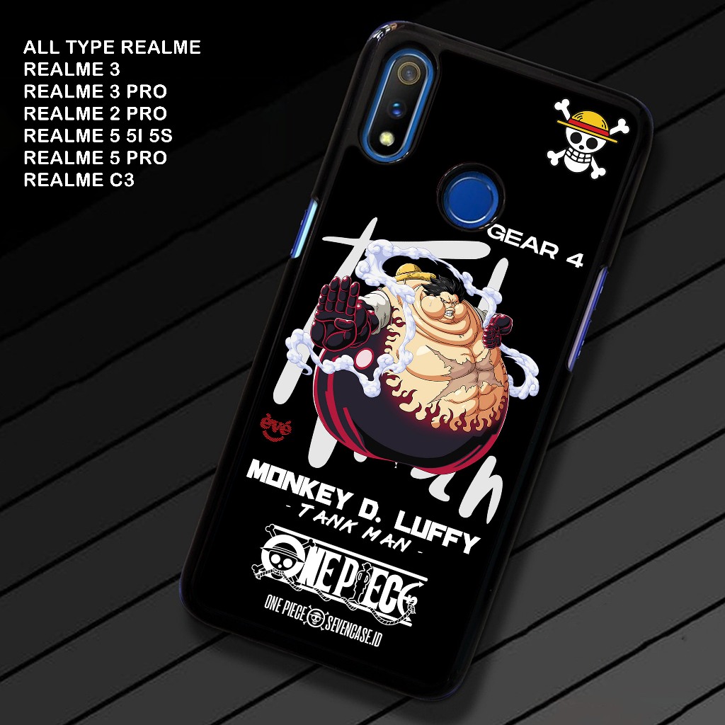 Case Realme 3 / Realme 3 PRO - Casing Hp Realme 3 - ( ONE PIECE RED) - Case Hp - Softcase Hp - Silik