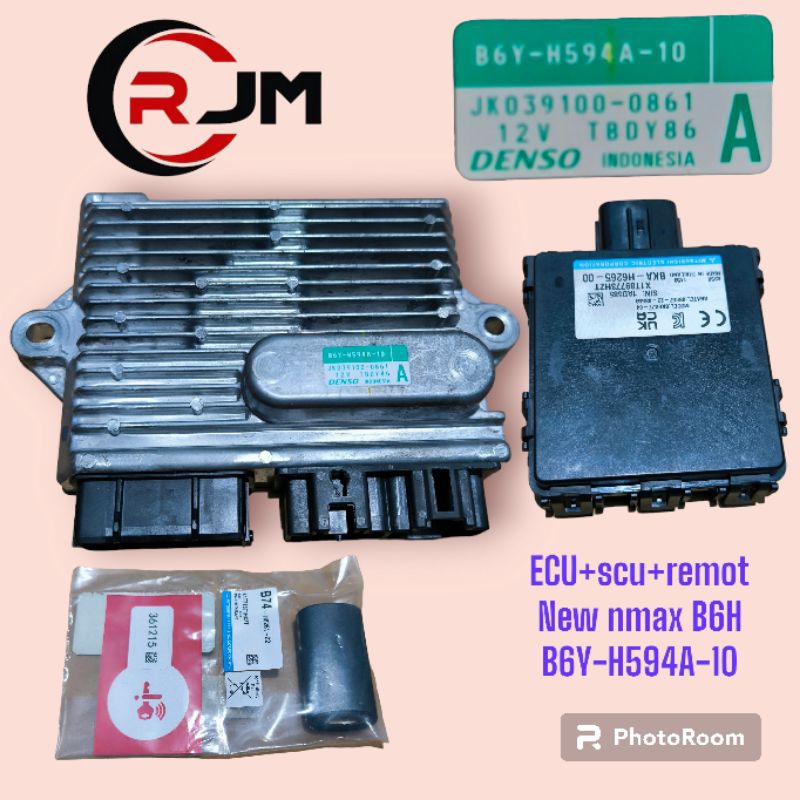 ECU NEW NMAX B6H SGCU NEW NMAX REMOT NEW NMAX SET ORIGINAL COPOTAN TIPE NON ABS SGCU NEW NMAX 155 B6