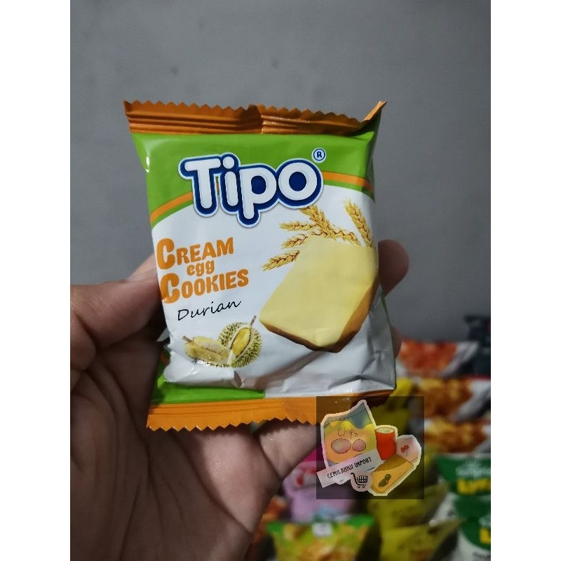 

(ECER) TIPO Cream Egg Cookies All Variant