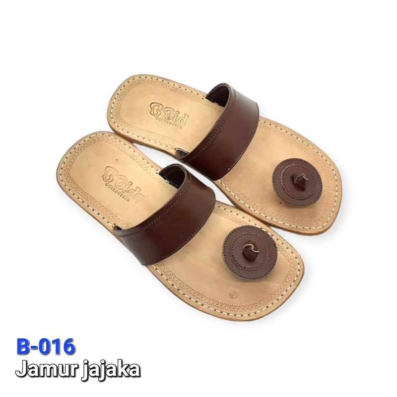 SANDAL PRIA ASLI KULIT Sendal jepit Terompah Jamur Cowok Kasual