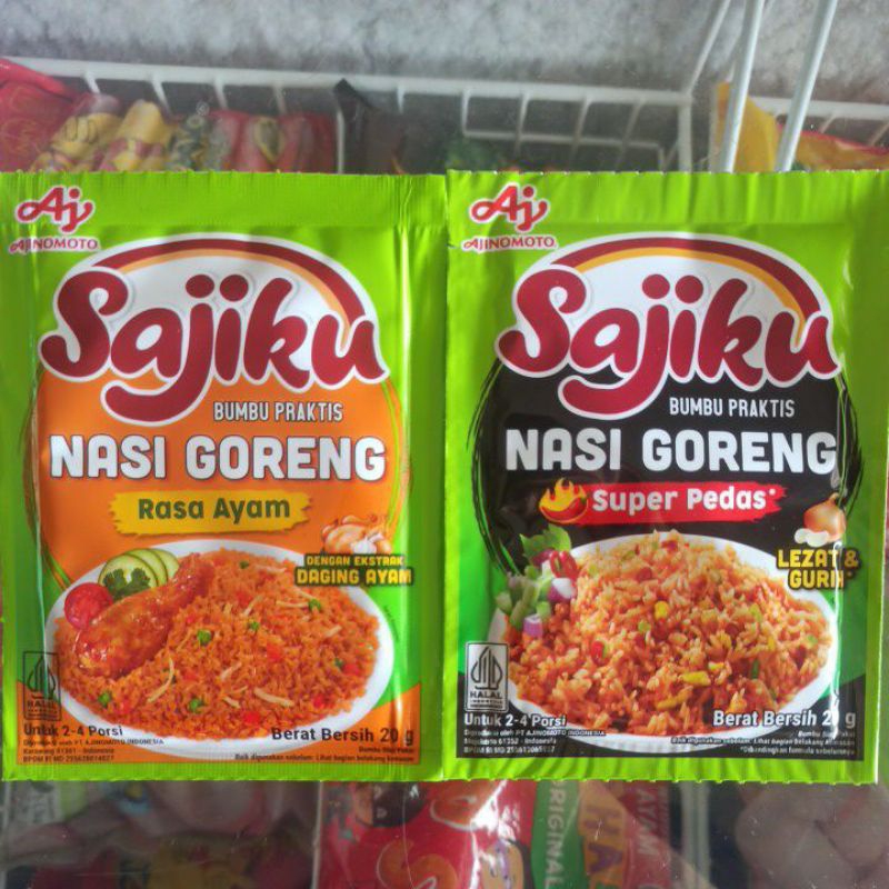 

Sajiku Bumbu Instan Nasi Goreng Super Pedas / RASA AYAM 20gr