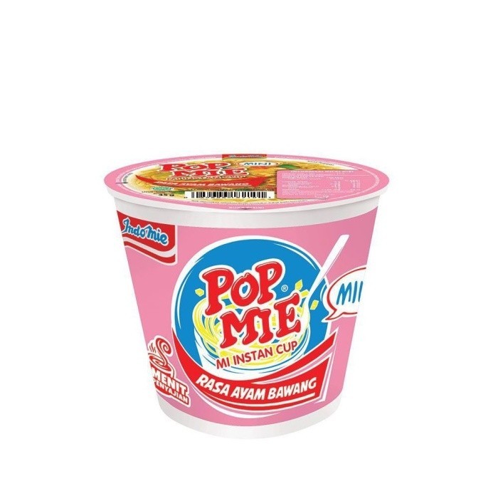 

Pop Mie Mi Instan Cup Rasa Ayam Bawang