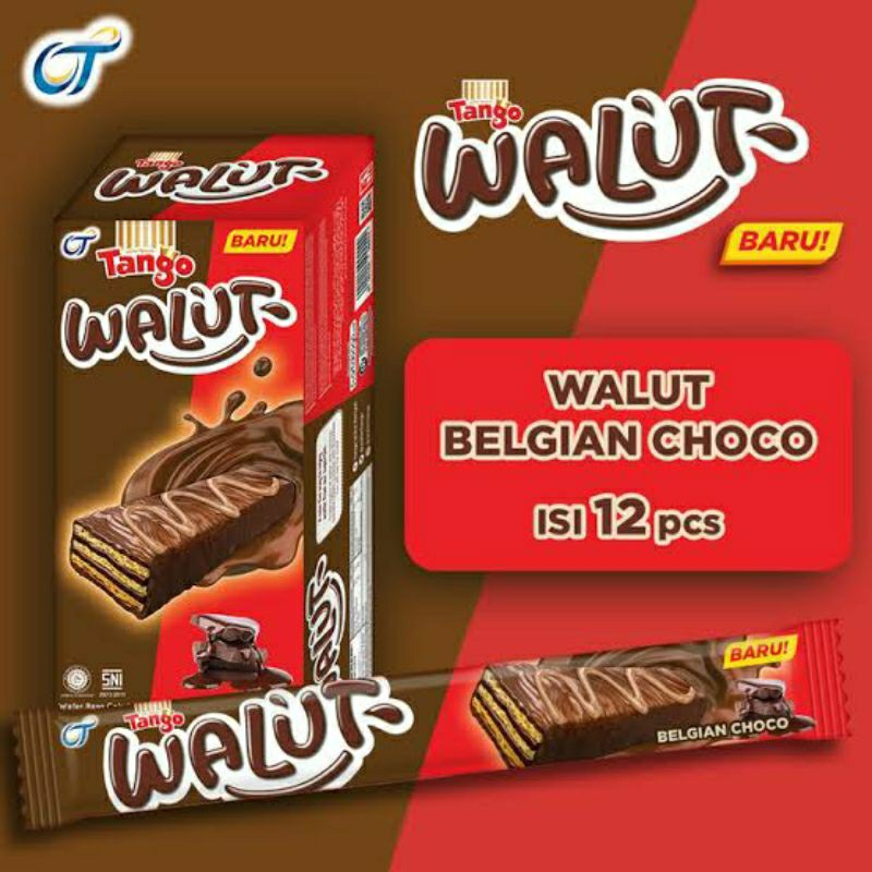 

Tango Walut wafer Coklat belgium box 90gr