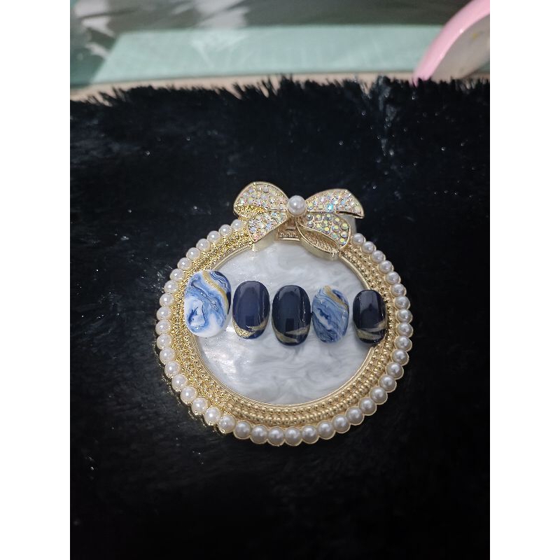 Fake nails/kuku palsu marble