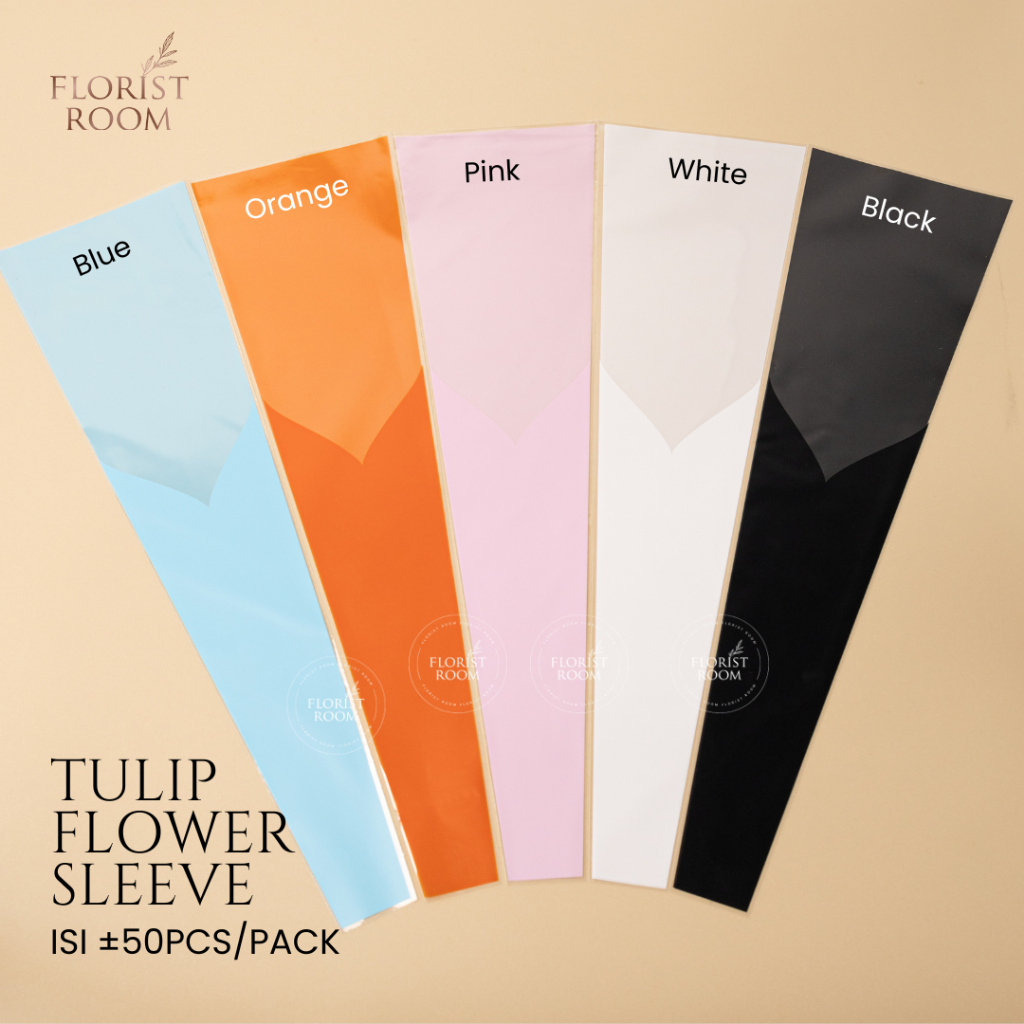 

Tulip Flower Sleeve - Kantong Bunga isi ±50Pcs/Pack