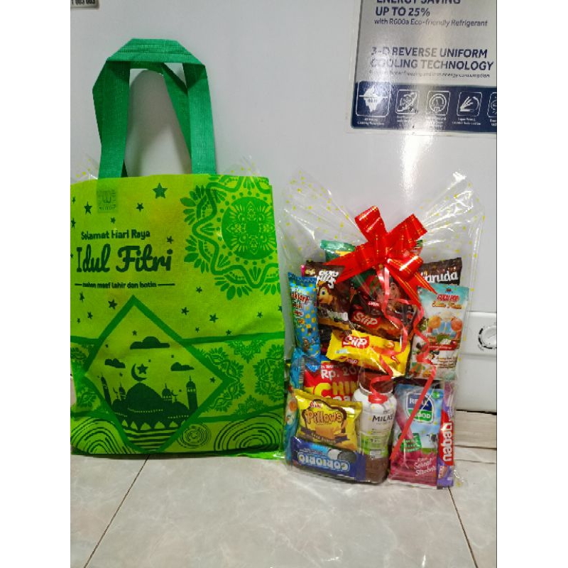 

parcel anak ekonomis free tas lebaran