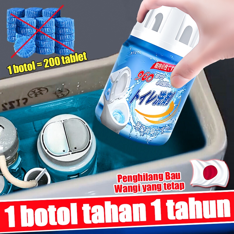 Tablet Pembersih Kloset Otomatis Penghilang Bau dan Kuman untuk Toilet Duduk atau Jongkok 350 Gram