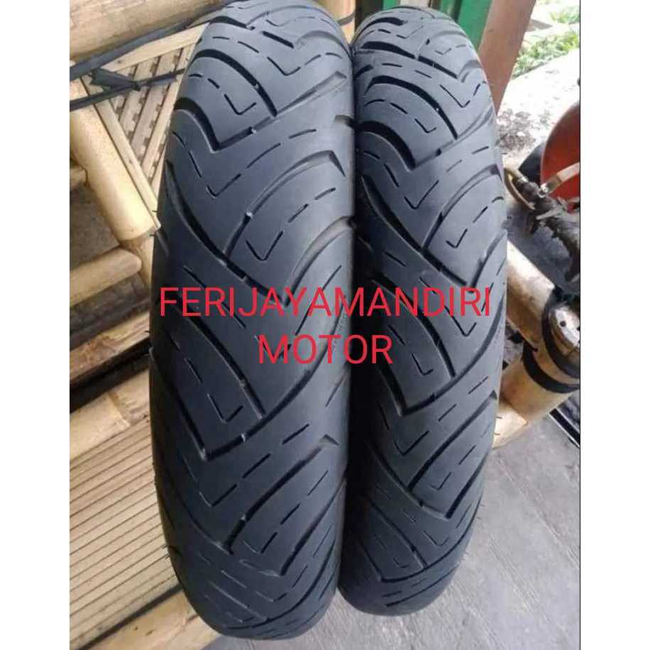 Sepasang ban seken tubles untuk motor bebek, ukuran 90-80 100-80 ring 17, merek FDR