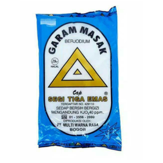 

Garam Segitiga Emas 250 gr 1 PCS
