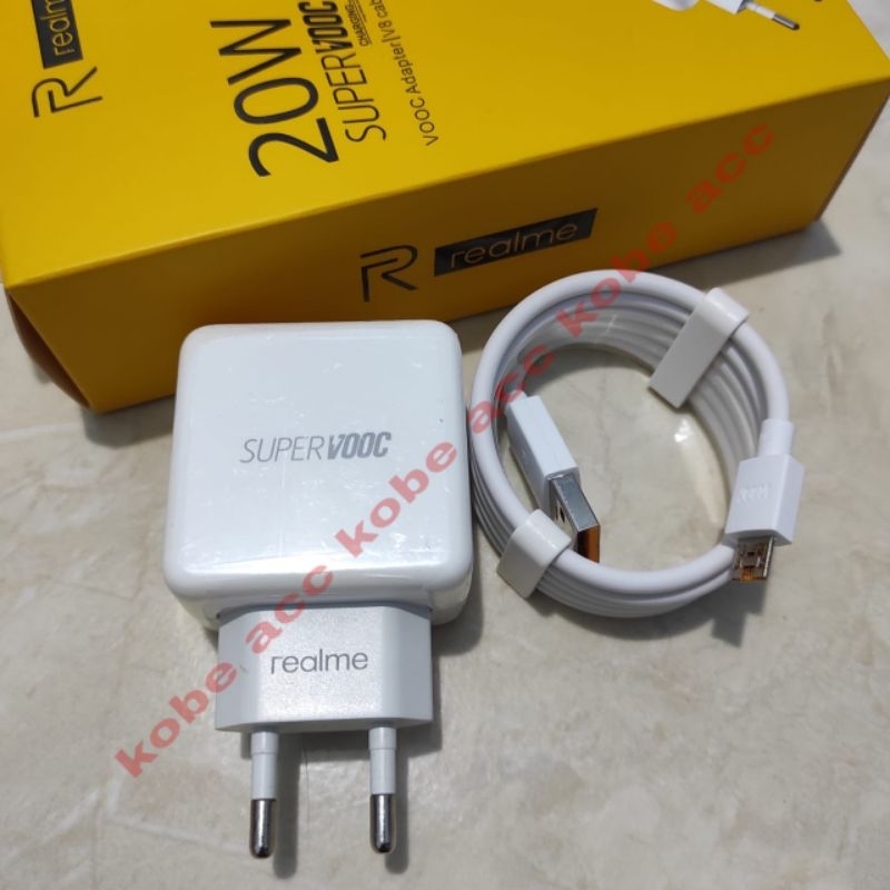 Charger VOOC Micro 7pin 20W Realme 3 pro