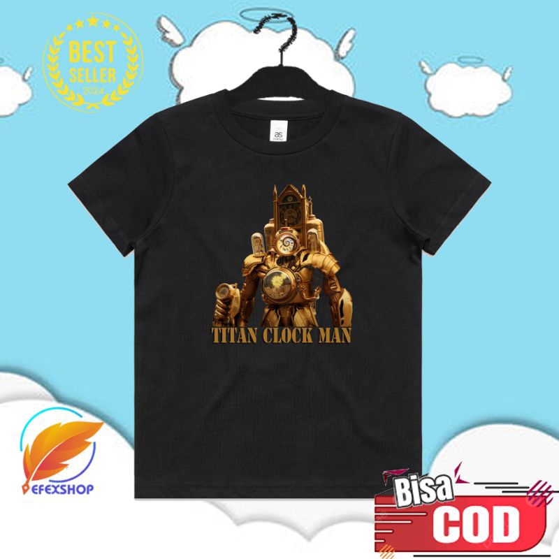 KAOS ANAK TITAN CLOCKMAN KAOS ANAK CLOCK MAN