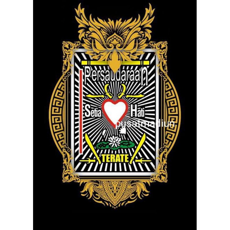 1 HARI JADI, CETAK BENDERA PSHT FULL PRINTING,  BENDERA PSHT BESAR, BENDERA PSHT RAYON, BENDERA SH, 