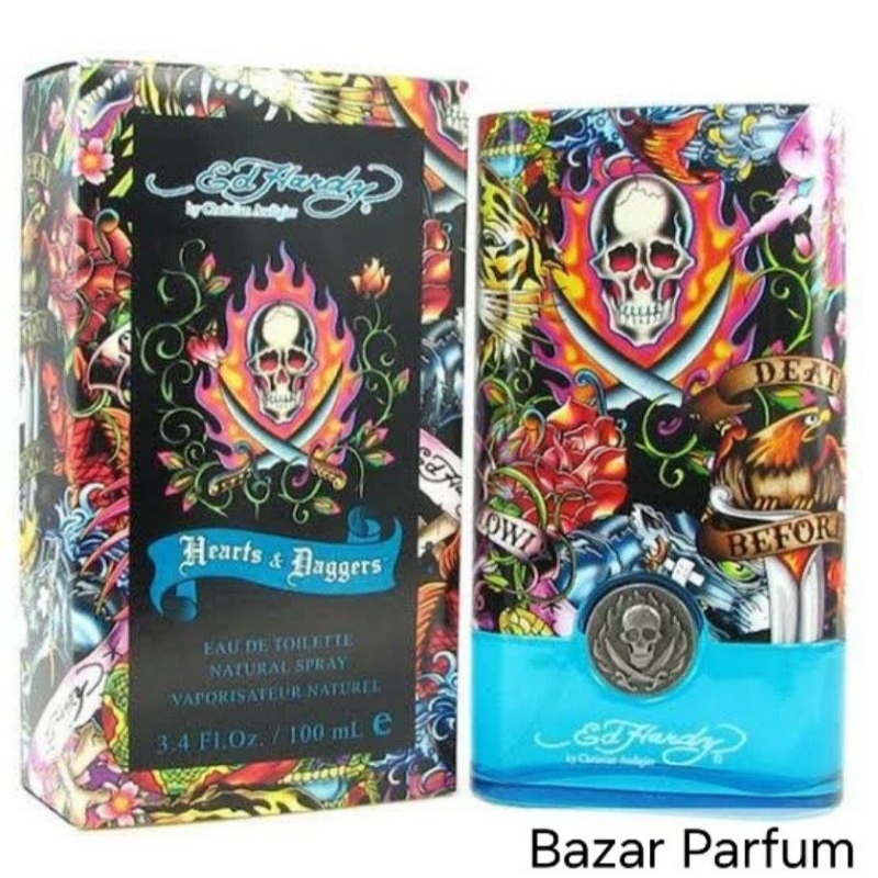 Parfum Pria Ed Hardy Hearts & Daggers EDT Parfum Original
