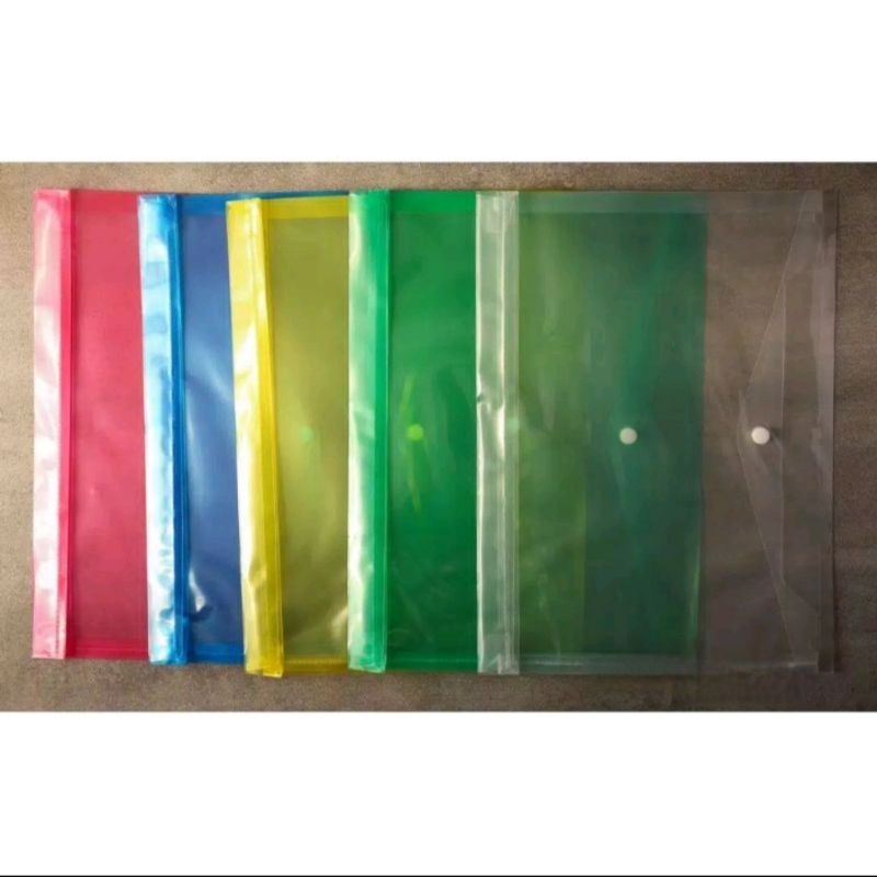 

Map Plastik / Map Dokumen Kancing Folio