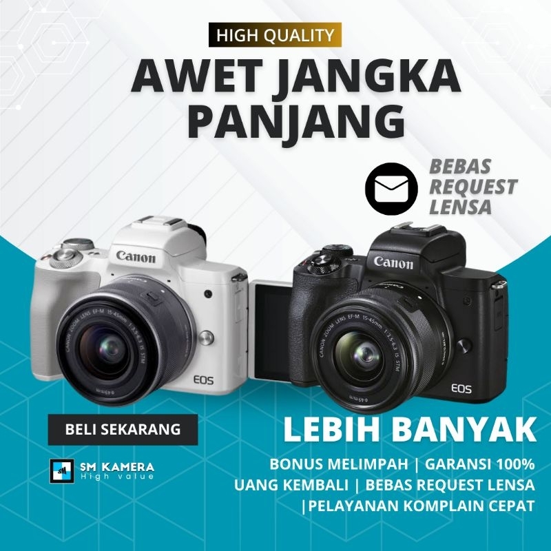 [FULLFITUR] CANON M50 MARK II CANON M50 CANON KISS M