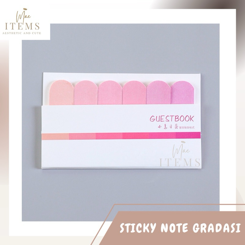 

STICKY NOTE GRADASI PINK