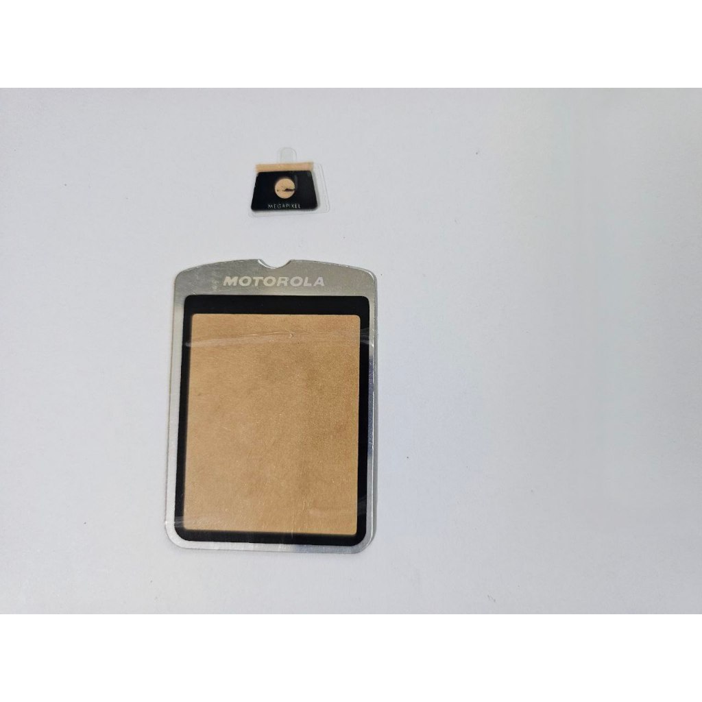 kaca lcd dalam dan kaca kamera hp motorola V3i