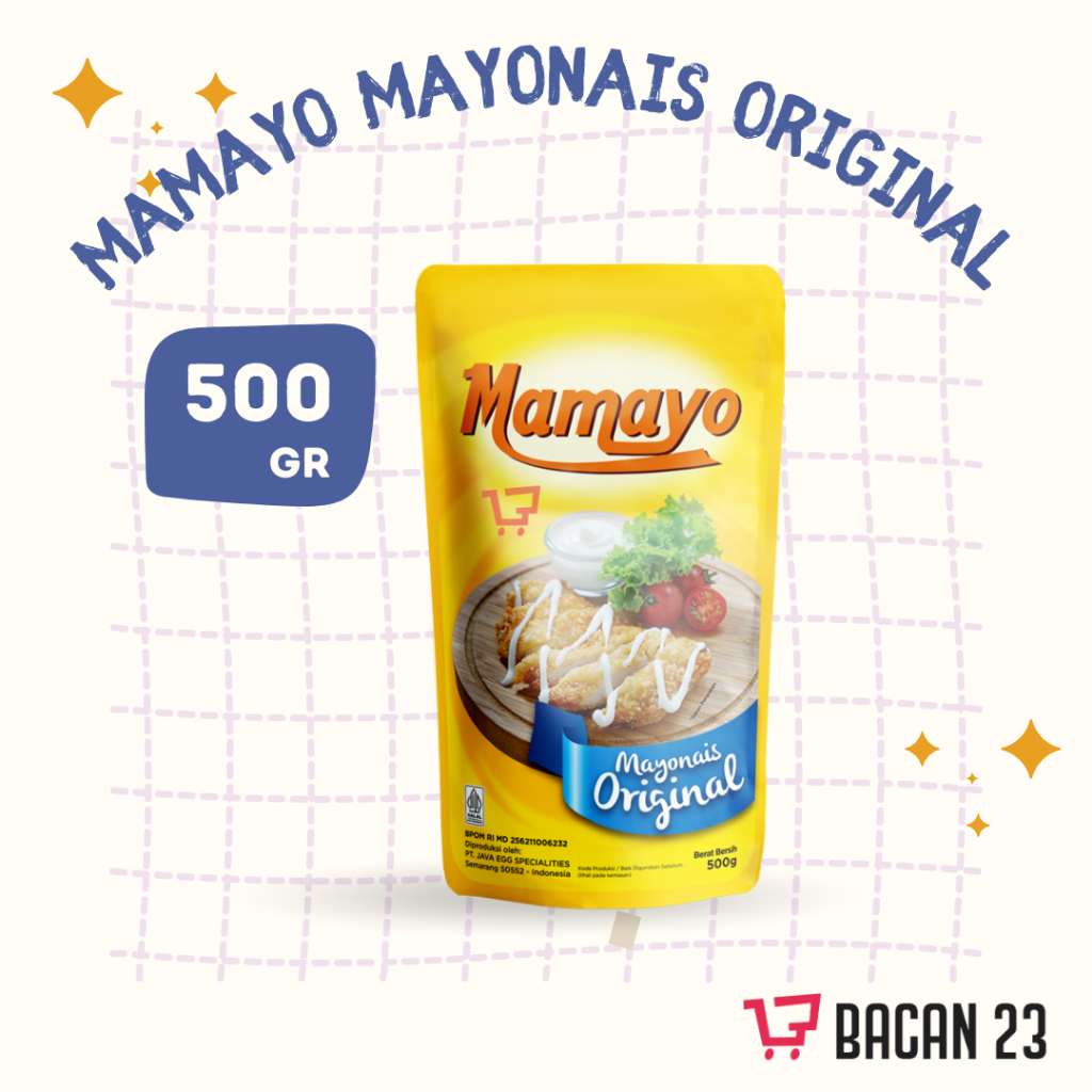 

Mamayo Mayonaise Original (500gr) / Mayonaise Refill / Mayonaise Isi Ulang / Mayonais Original dari Cimory