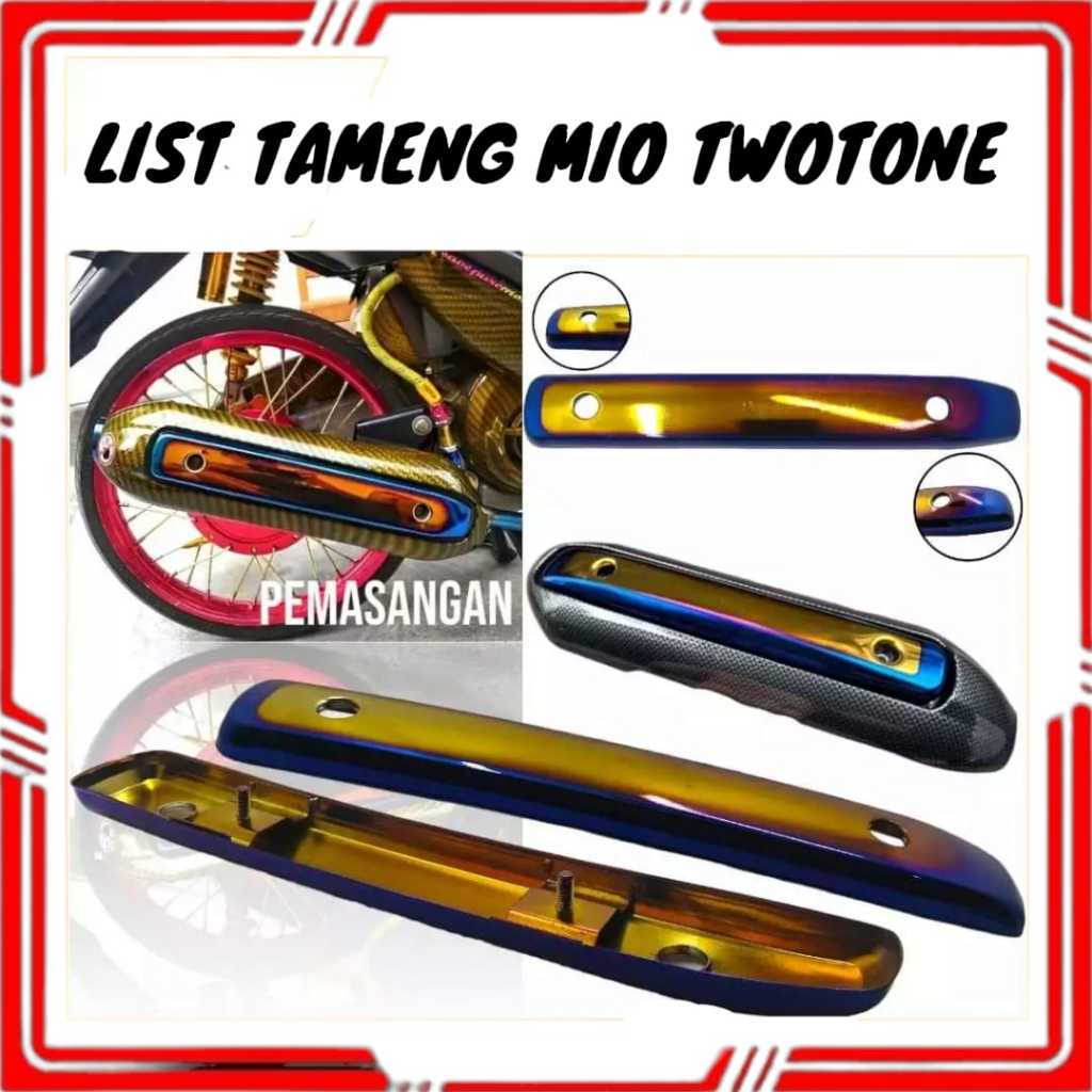 List Tameng Knalpot Mio Twotone Thailand Thailook Mio Sporty Mio Soul dll