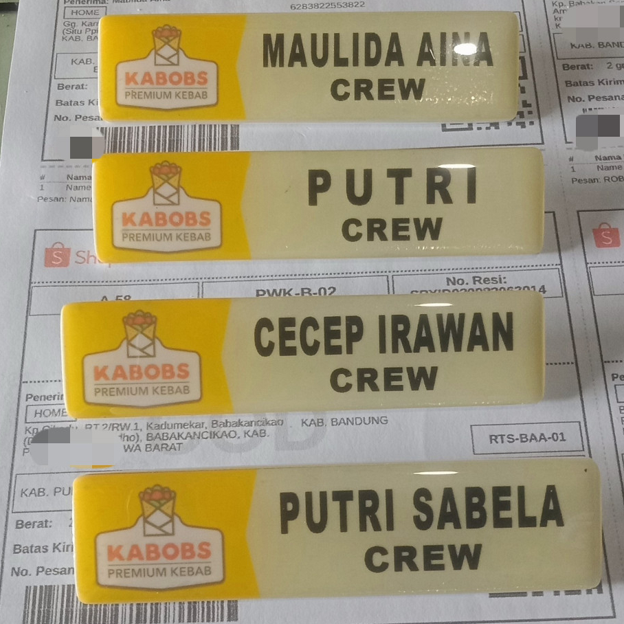 

Name Tag Magnet I Name Tag Sekolah / karyawan