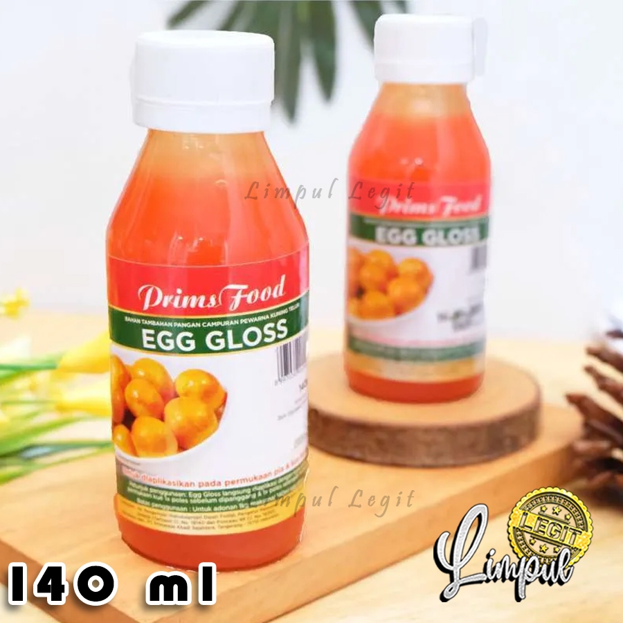 

PROMO EGG GLOSS 140 ML Olesan Nastar Pengkilat Kue Kering Nastar Pia Roti