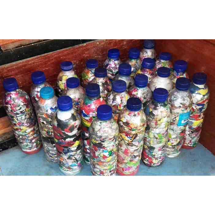 Ecobrick Botol Aqua 600Ml Berat 200-230 gram