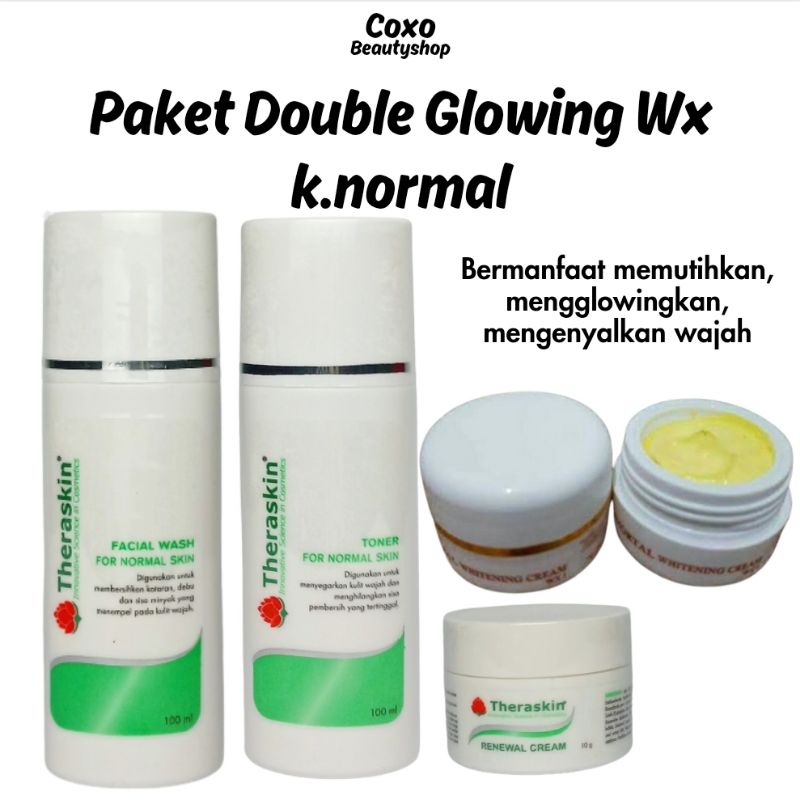 THERASKIN PAKET DOUBLE GLOW WX KULIT NORMAL