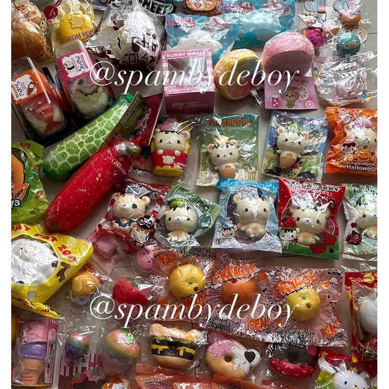 FLASHSALE SQUISHY BRANDED IBLOOM PUNIMARU YUMMIBEAR CREAMIICAN