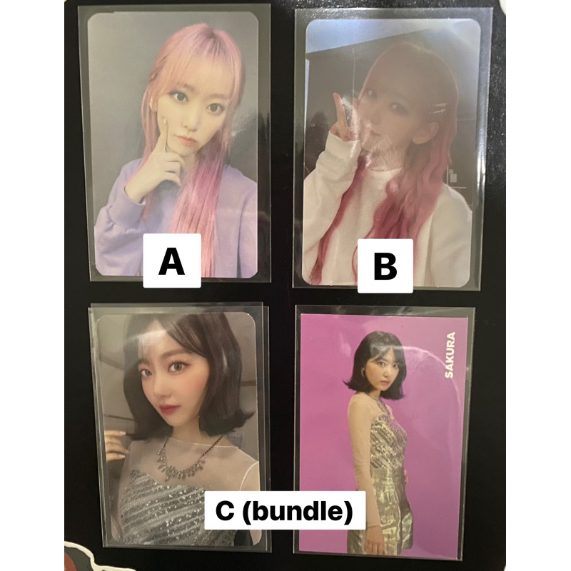 Photocard PC Album Bene IZONE - Sakura