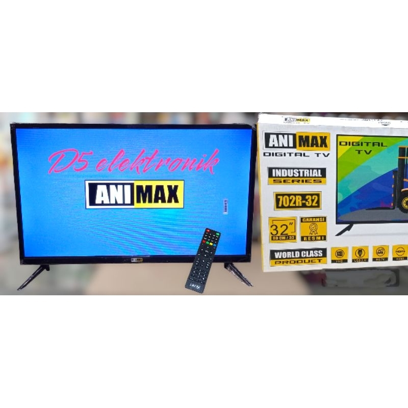 tv led 32 digital Animax (kirim instan) Baru/Garansi