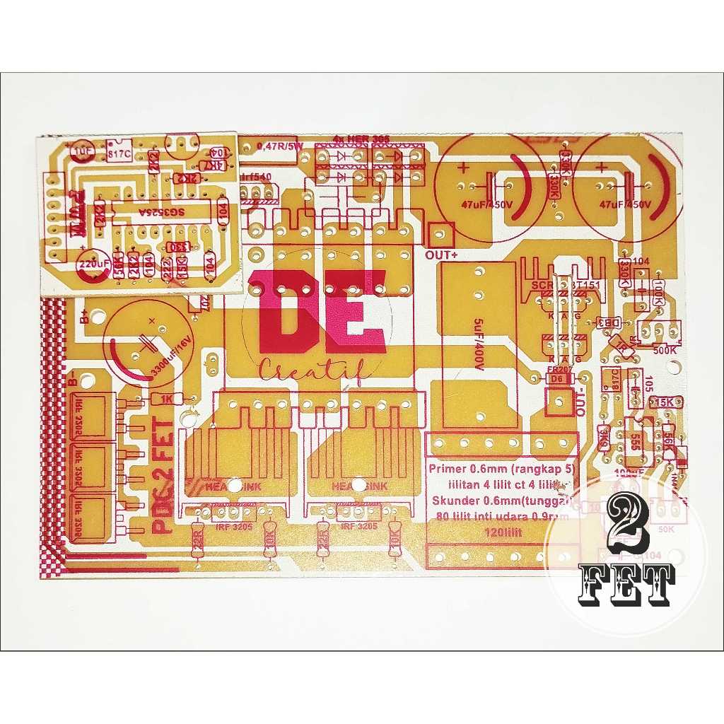 Pcb inv-pdc 2 Mosfet + FF
