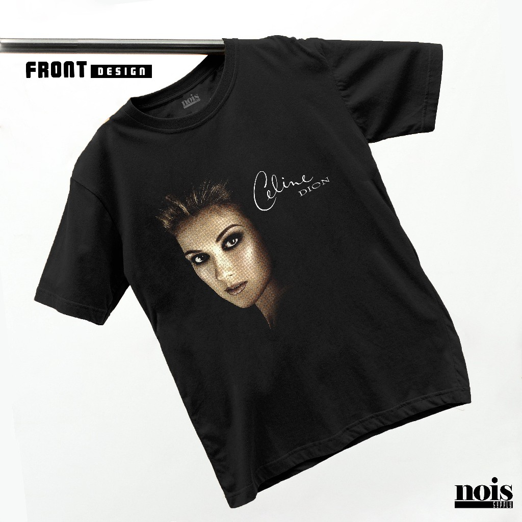 NOIS Kaos Music Kaos Celine Dion Cotton Combed 30s Pria Wanita MS142