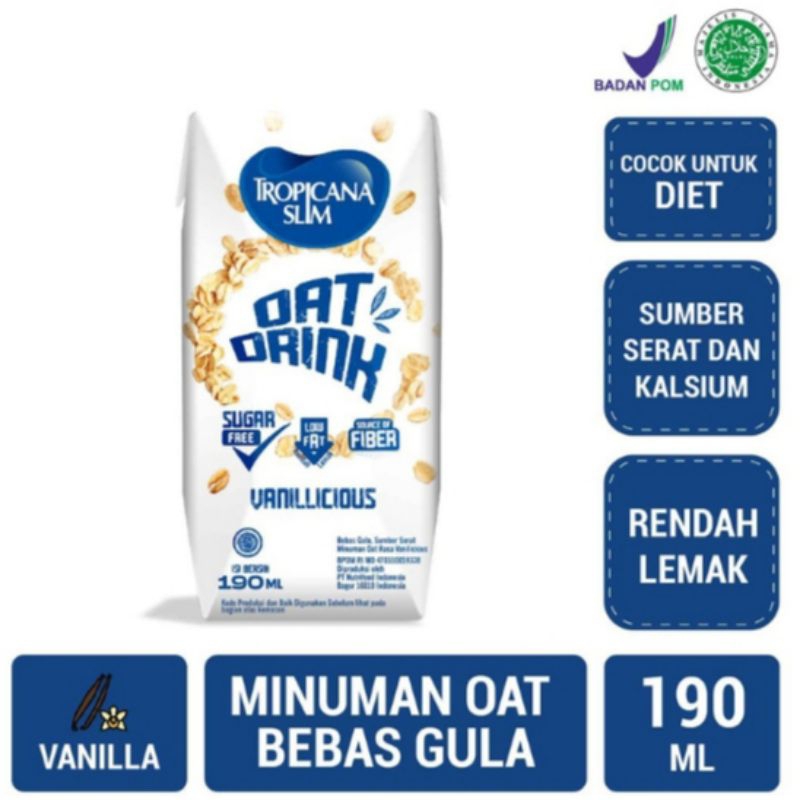 

TROPICANA SLIM Oat Drink Vanilla 190 ml