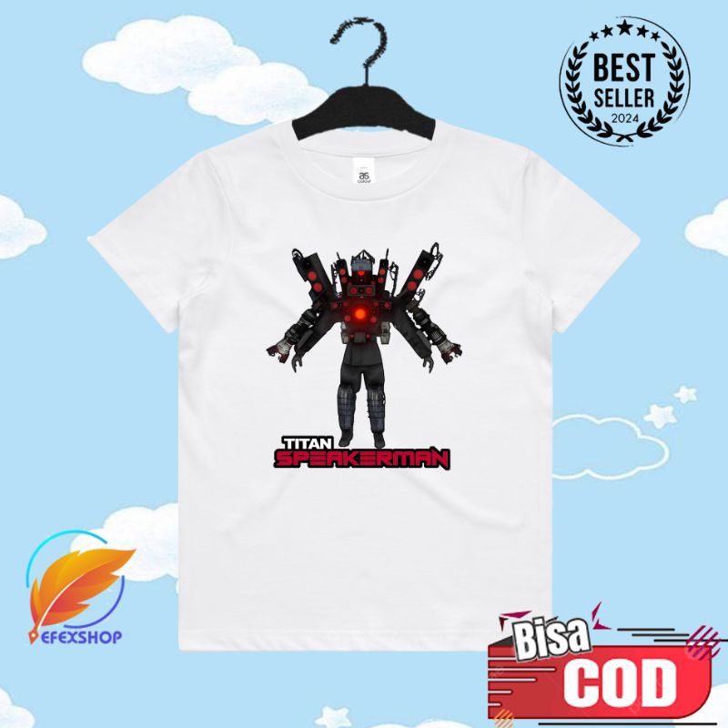 KAOS ANAK TITAN SPEAKERMAN KAOS ANAK SPEAKERMAN