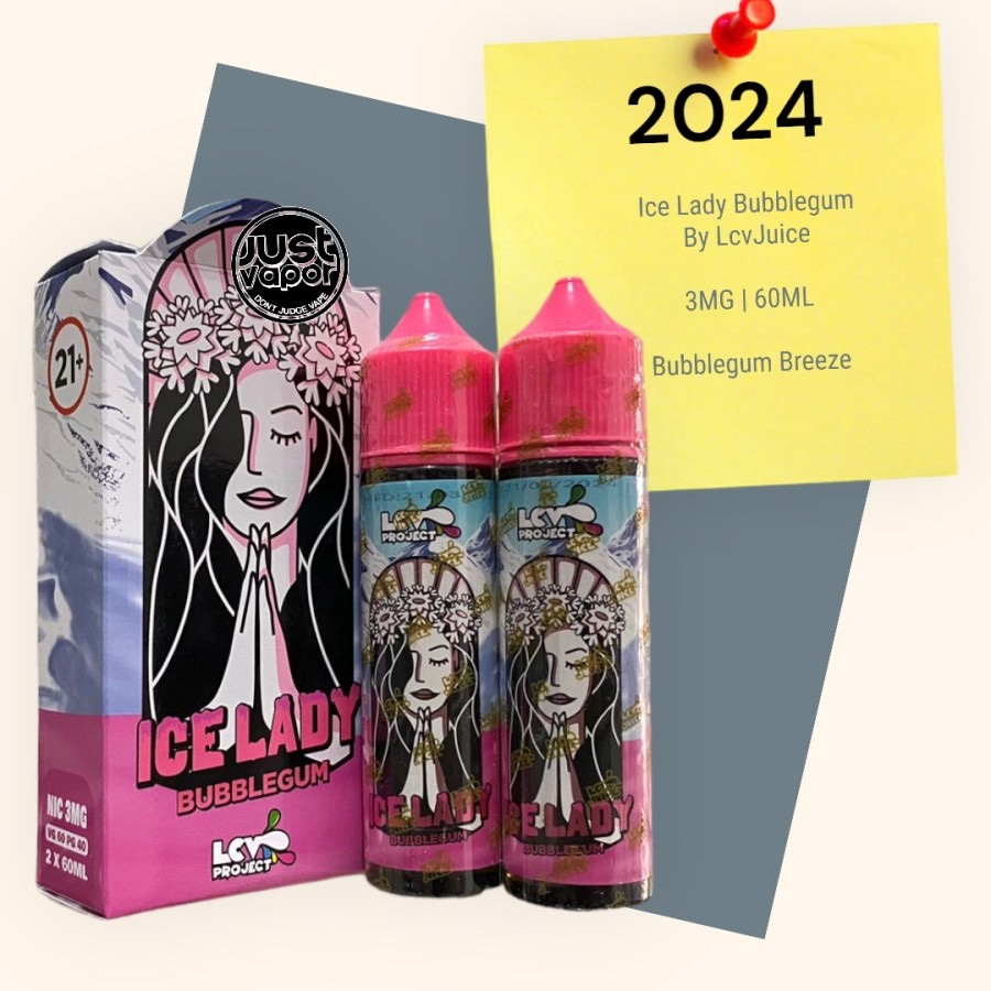 Ice Lady Bubblegum 60ML by LCV Juice - Liquid IceLady Freebase