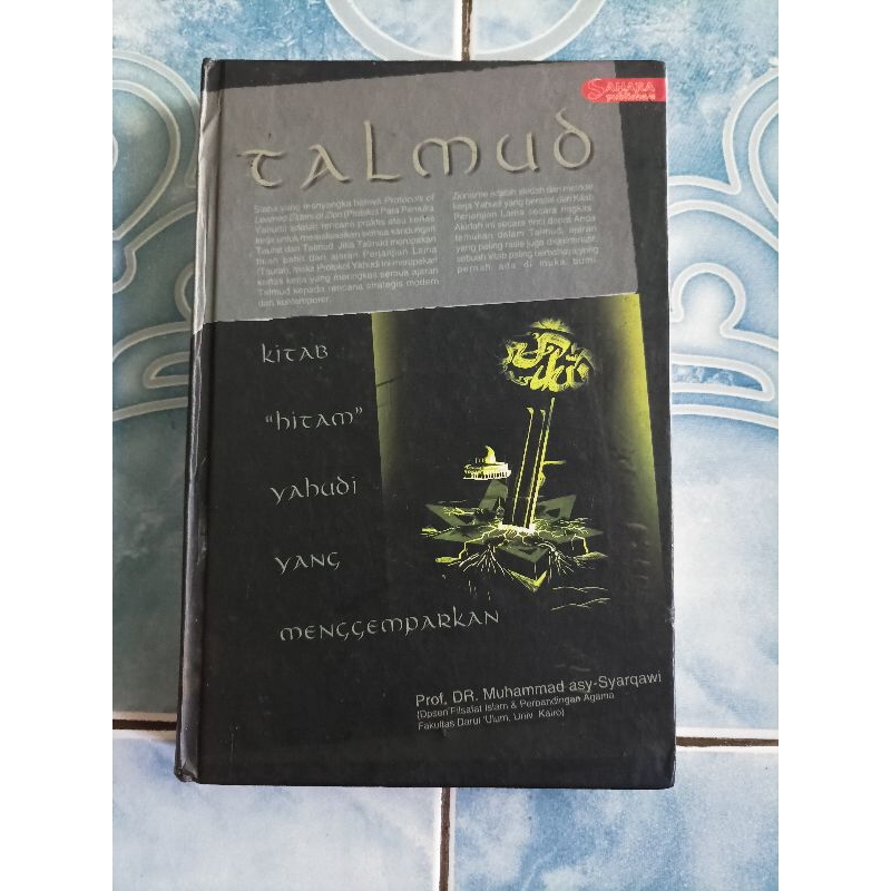 Original Langka HC Hardcover Talmud Kitab Hitam Yahudi yang Menggemparkan