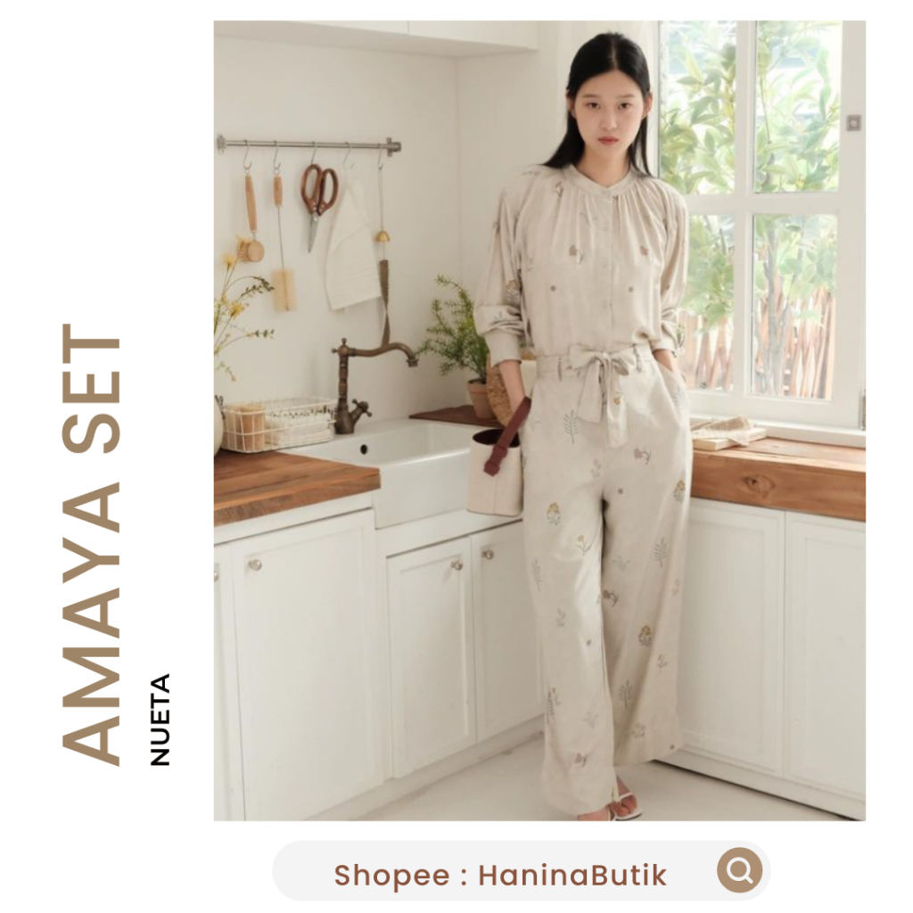 (𝗦𝗜𝗔𝗣 𝗞𝗜𝗥𝗜𝗠) AMAYA SET OAT by NUETA |  SETELAN RAYA SERIES NUETA