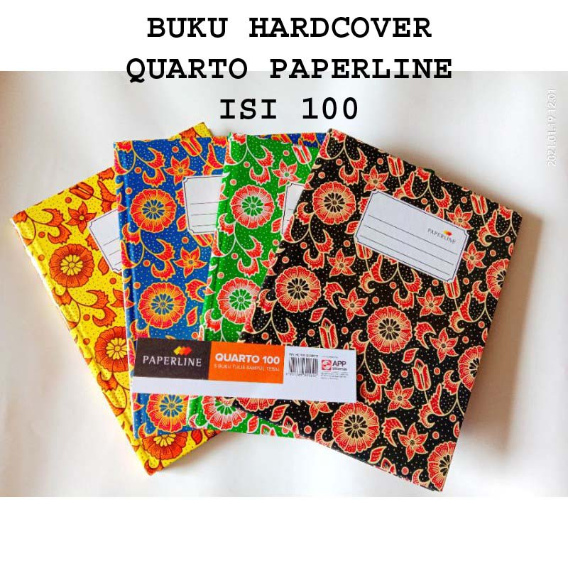 

BUKU TULIS HARDCOVER PAPERLINE QUARTO