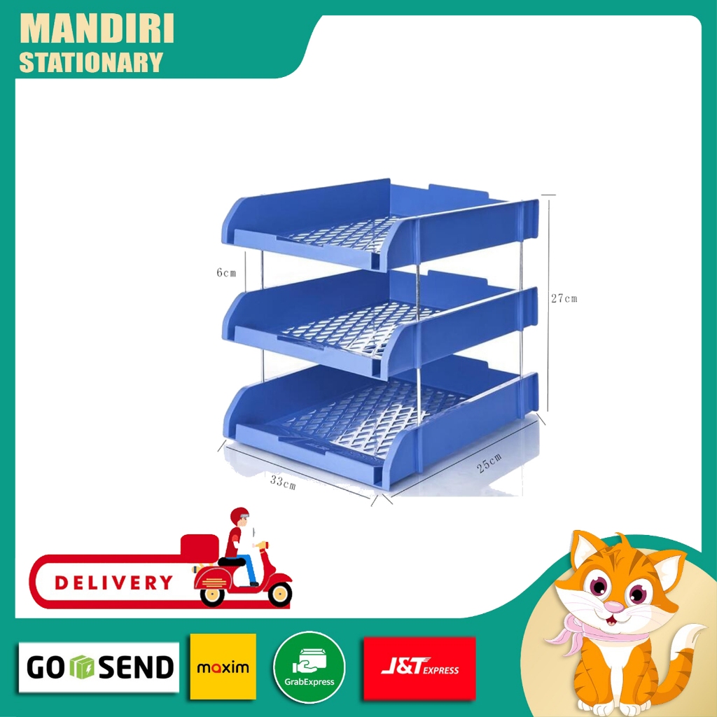 

Letter Tray 3 Tingkat Plastik FQ-1043B/1438A